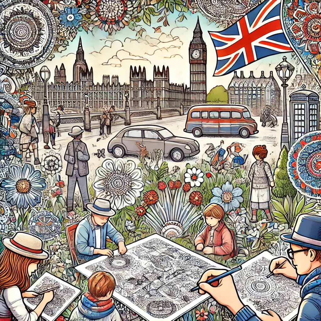 Coloring Pages in the United Kingdom A Growing Trend